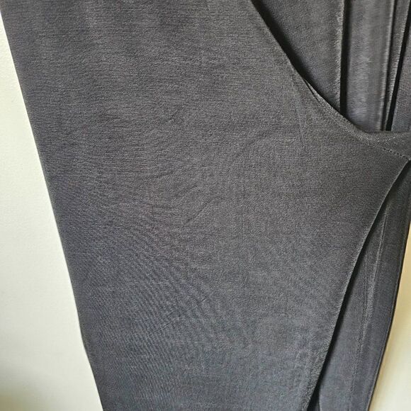 EUC VINTAGE LINDEN HILL BLACK SLINKY SOFT STRAIGHT PANTS SIZE M - Picture 13 of 16